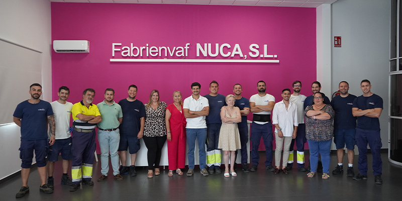 Fabrienvaf Nuca recibe el distintivo EFR como empresa familiarmente responsable